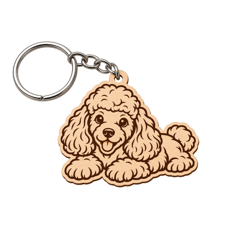 Llavero MDF Poodle