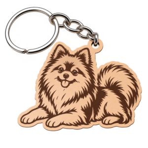 Llavero MDF Pomerania