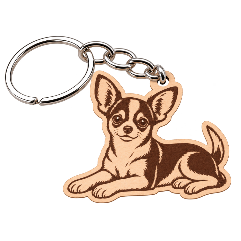 Llavero MDF Chihuahua