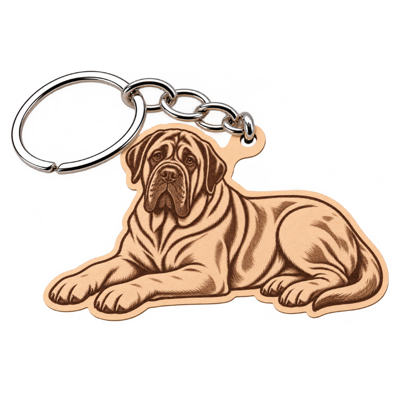 Llavero MDF Mastiff