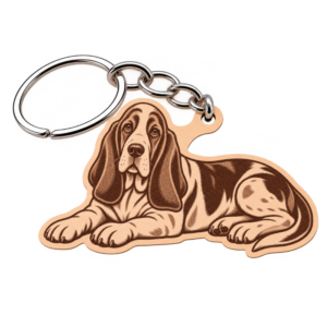 Llavero MDF Basset Hound