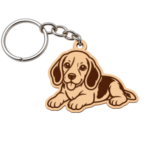 Llavero MDF Beagle